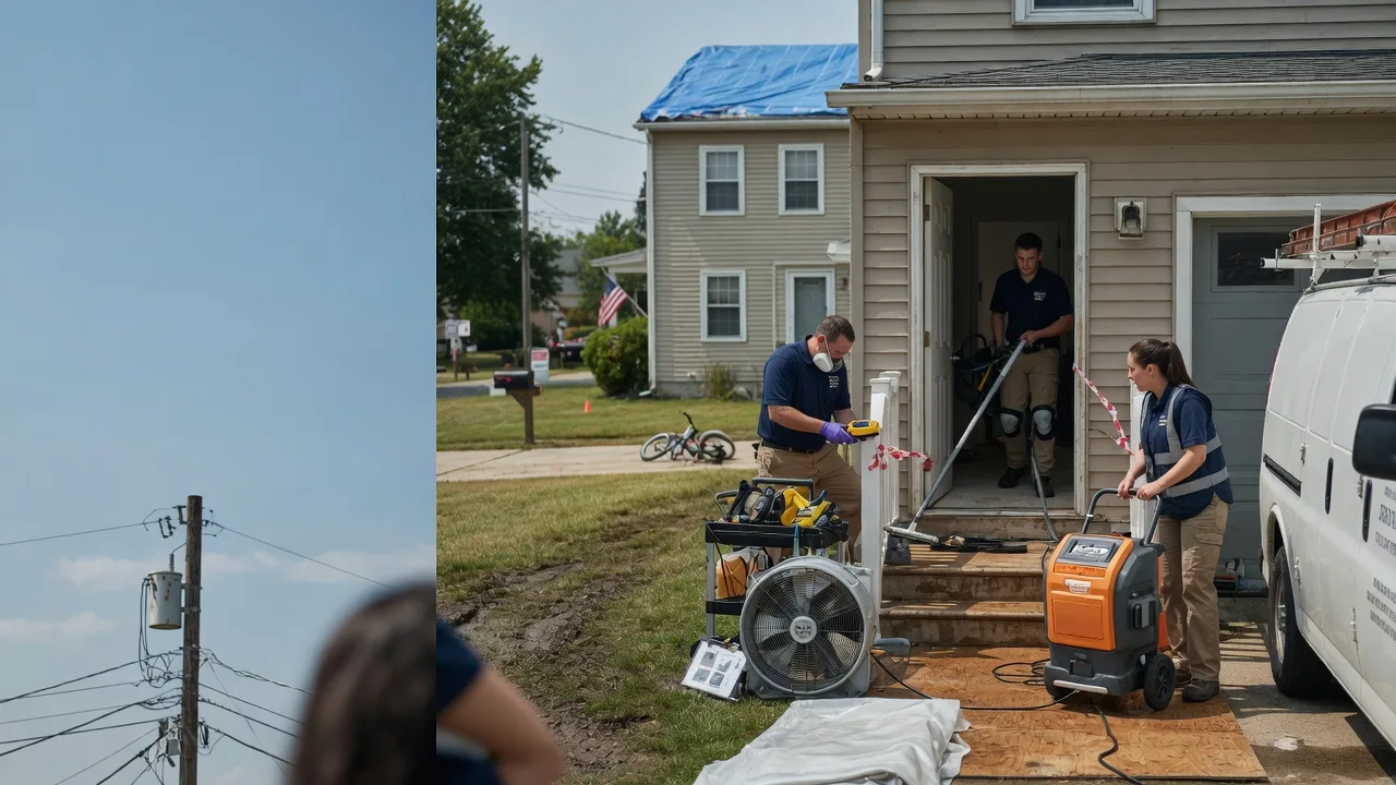 Water Damage Repair in Keystone, IN near me
